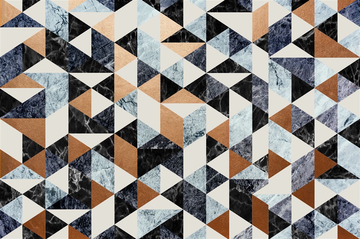 Fototapet panou abstract cu personaje multicolore