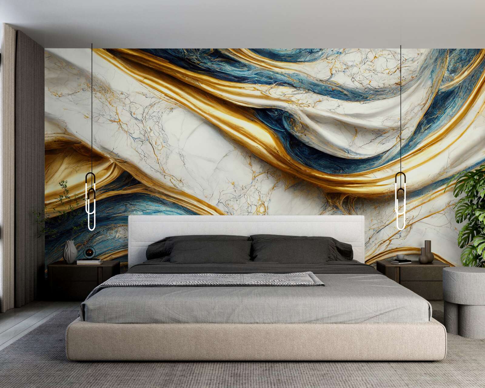 Fototapet patru opțiuni de nuanțe de marmură