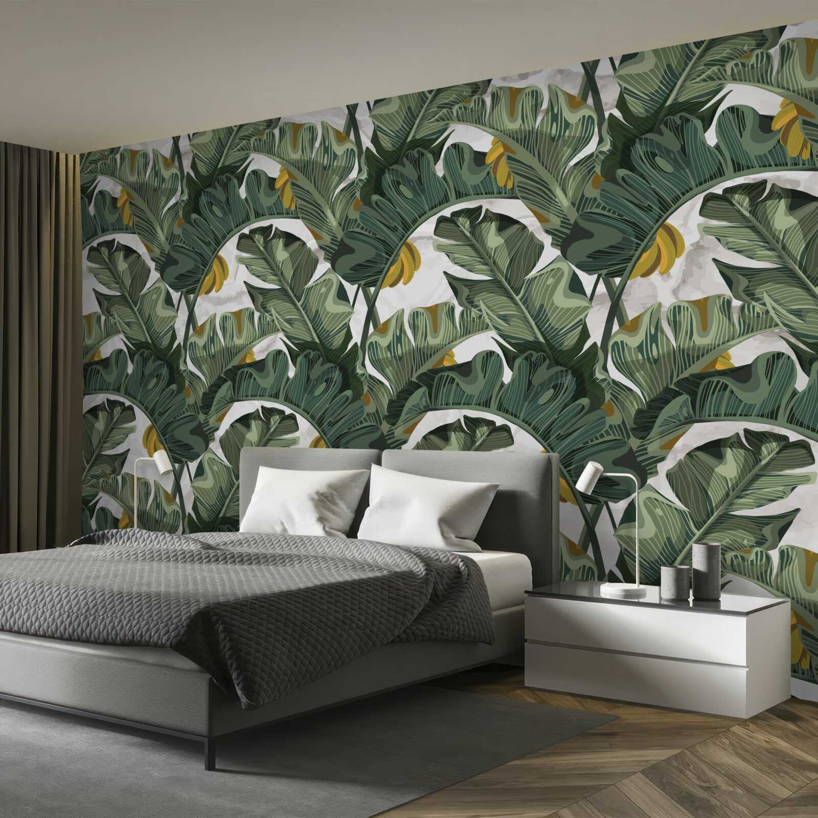 Fototapet imagine abstractă de frunze de ferigă