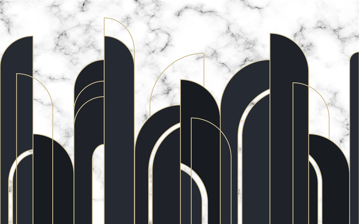 Fototapet linii negre verticale pe ecranul gri de întâmpinare