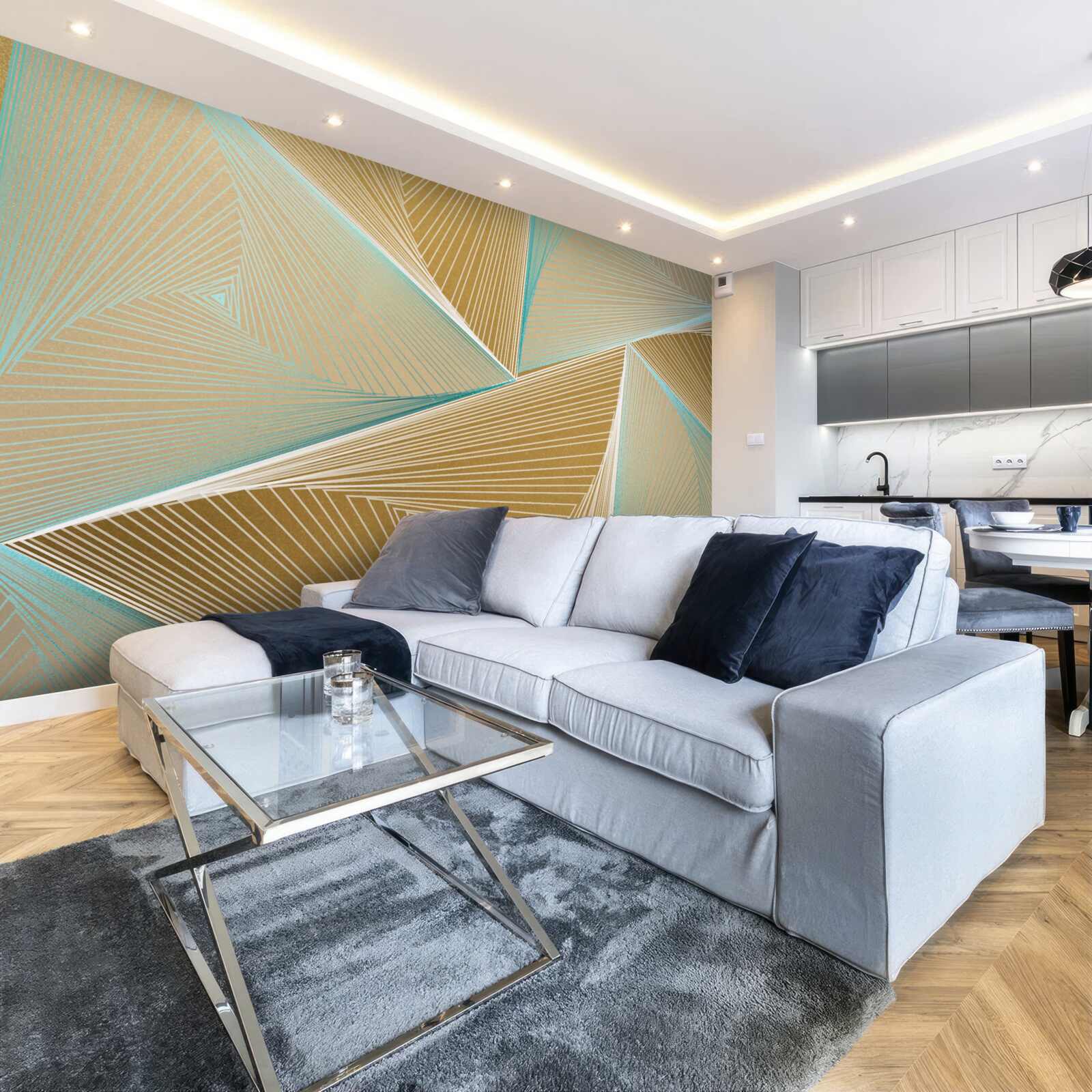 Fototapet atracție acvamarin