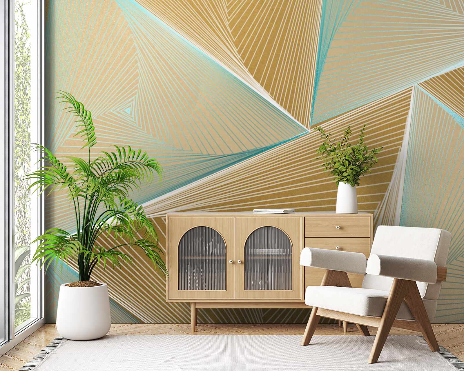 Fototapet atracție acvamarin