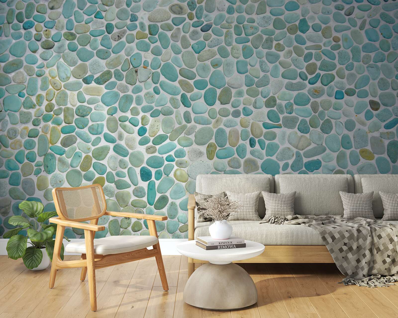 Fototapet pietre albastre ale mării