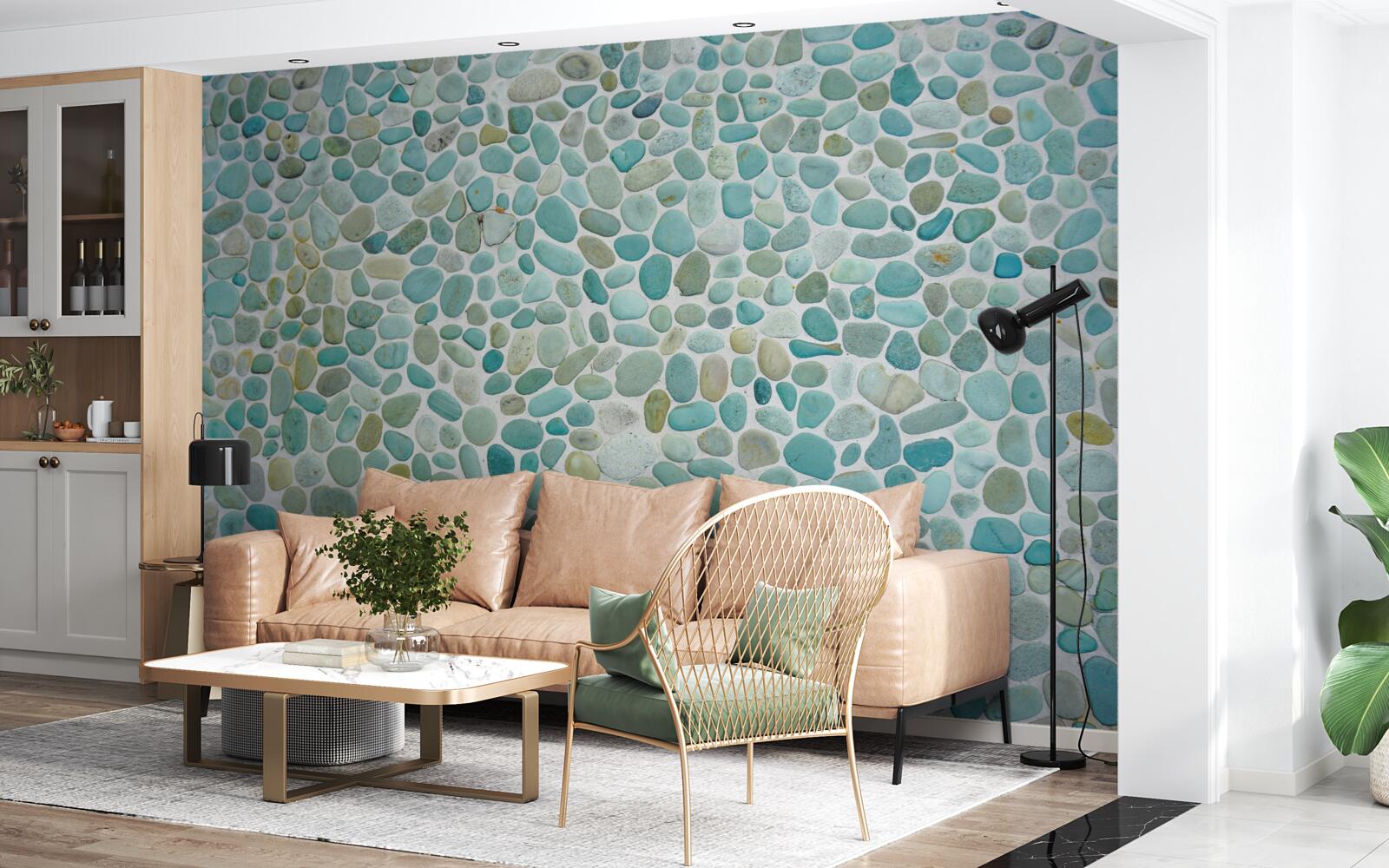 Fototapet pietre albastre ale mării