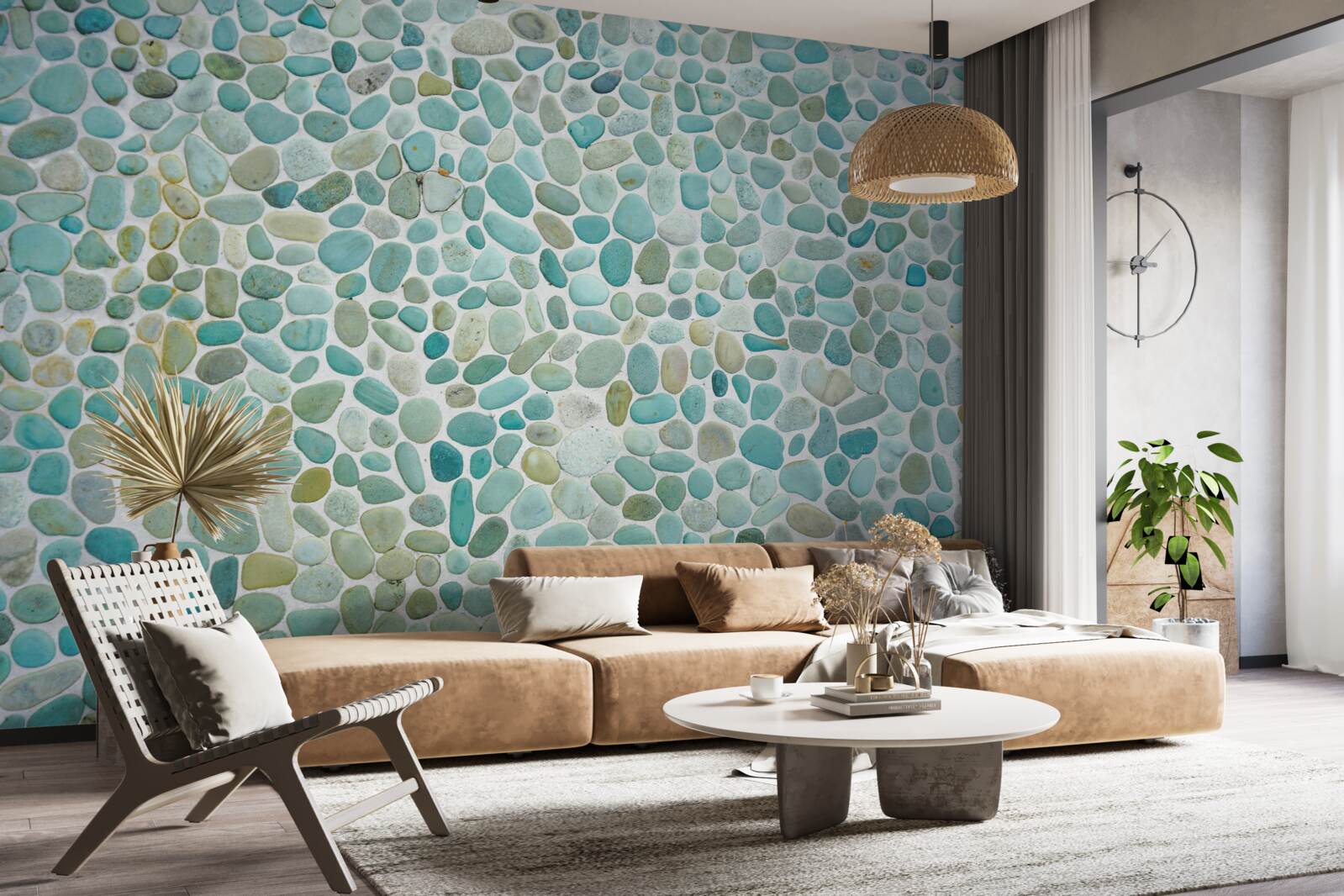 Fototapet pietre albastre ale mării