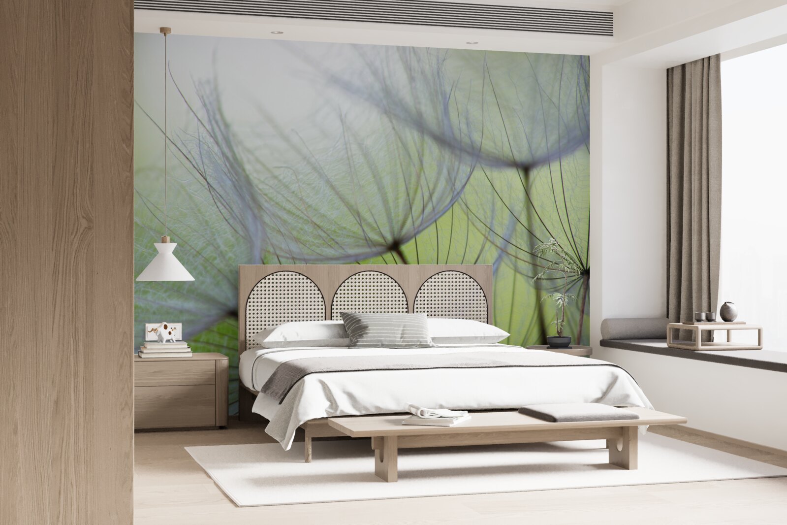 Fototapet păpădiile s-au ofilit în toamnă