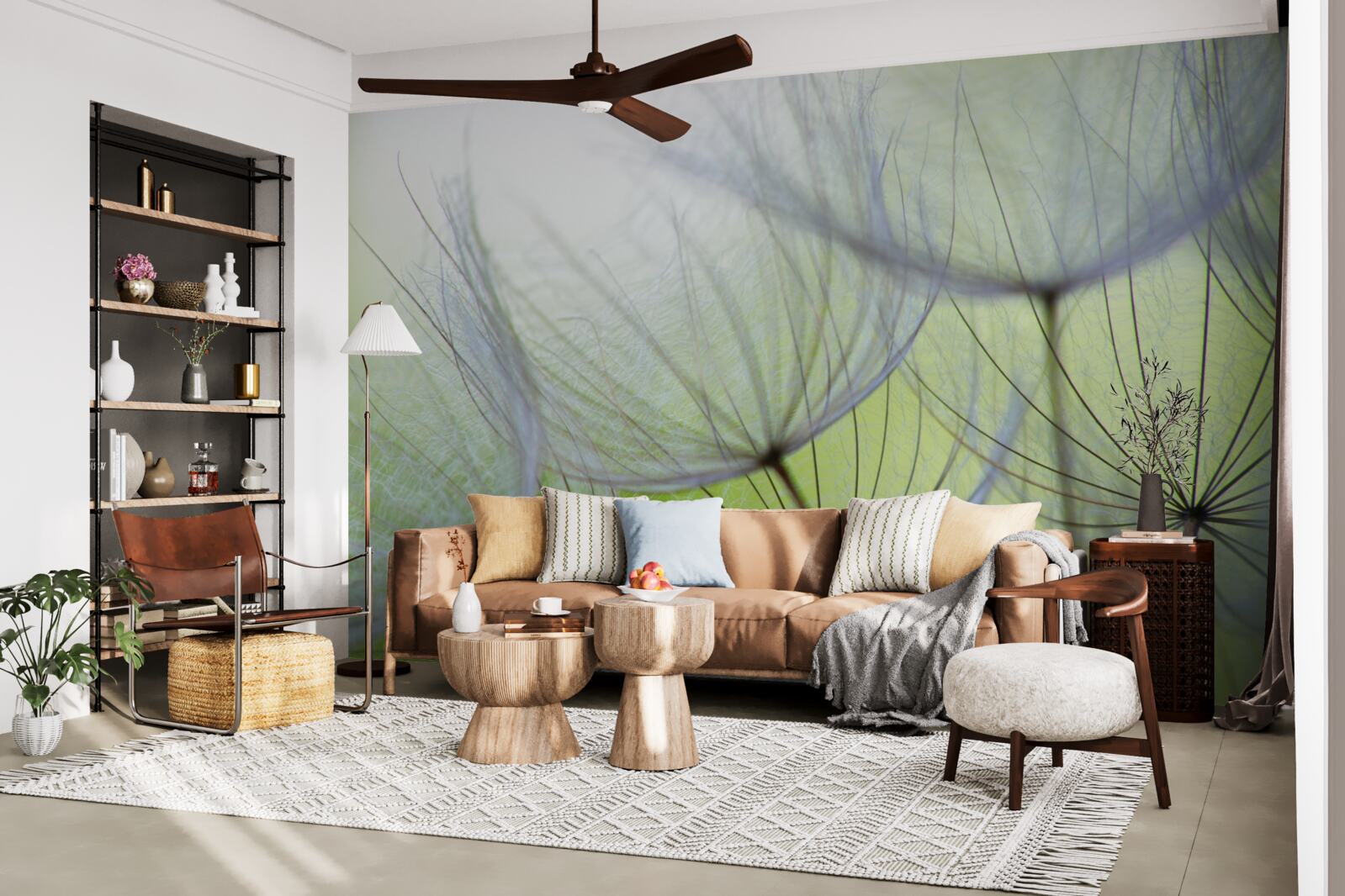 Fototapet păpădiile s-au ofilit în toamnă