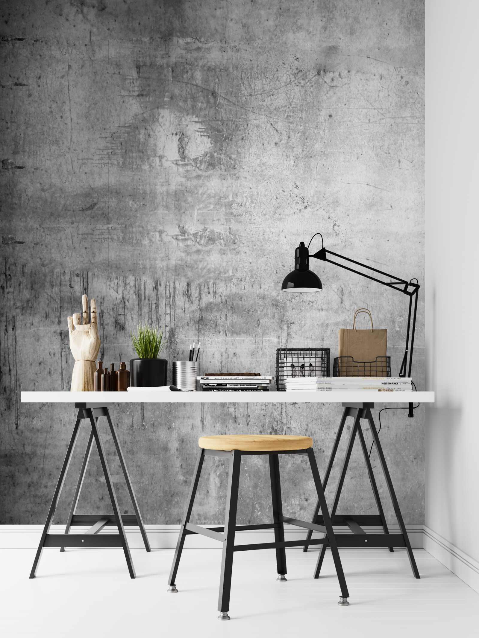 Fototapet suprafață metalică în nuanțe de gri