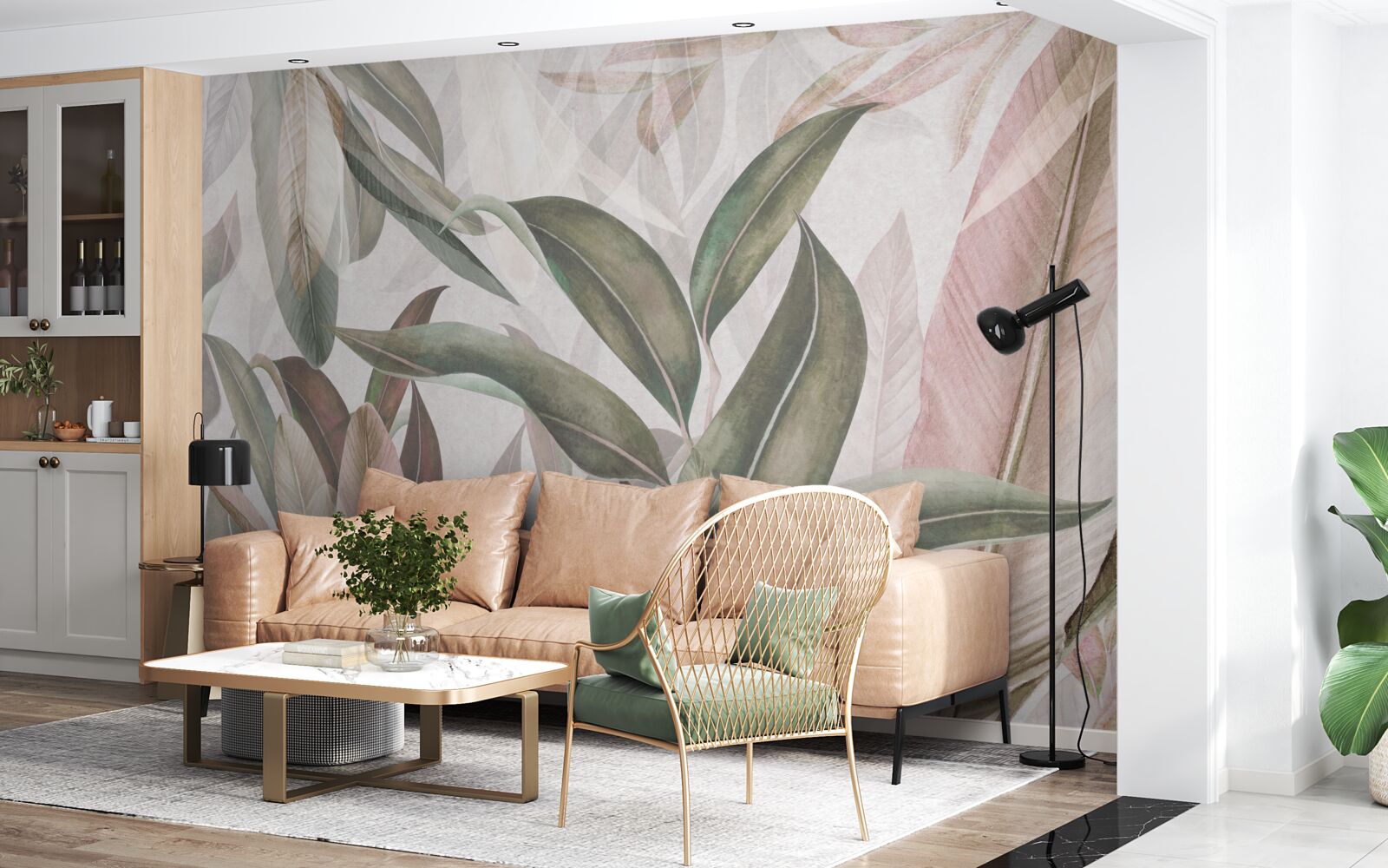 Fototapet frunze de ferigă de la tropice