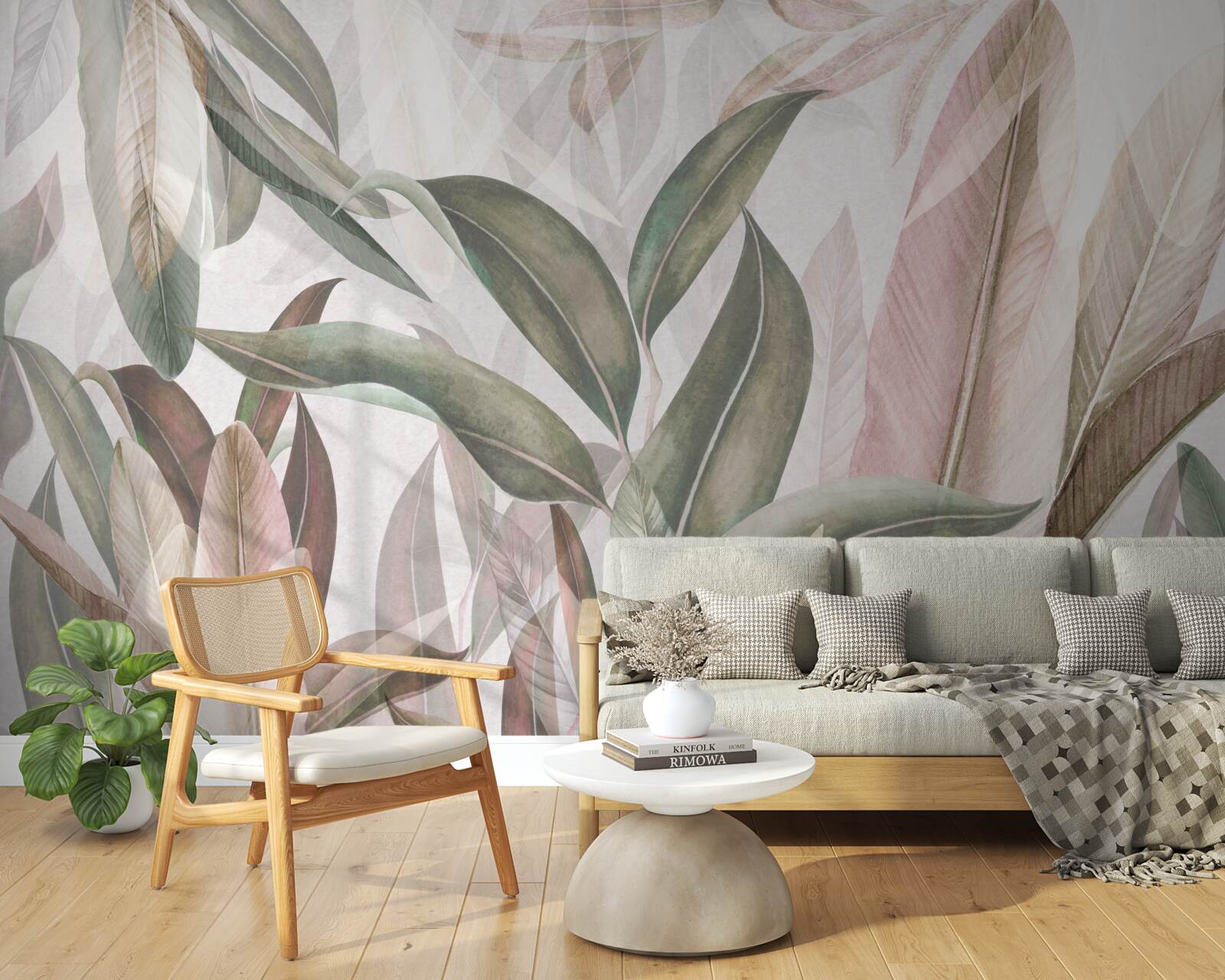 Fototapet frunze de ferigă de la tropice