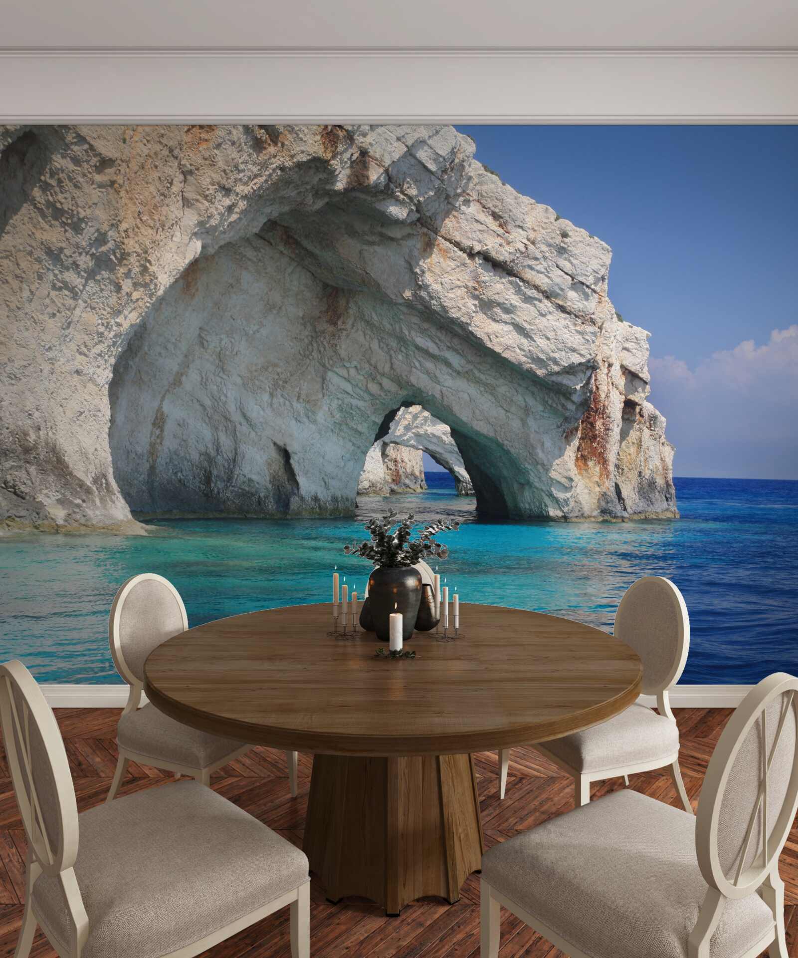 Fototapet stânci lângă ocean