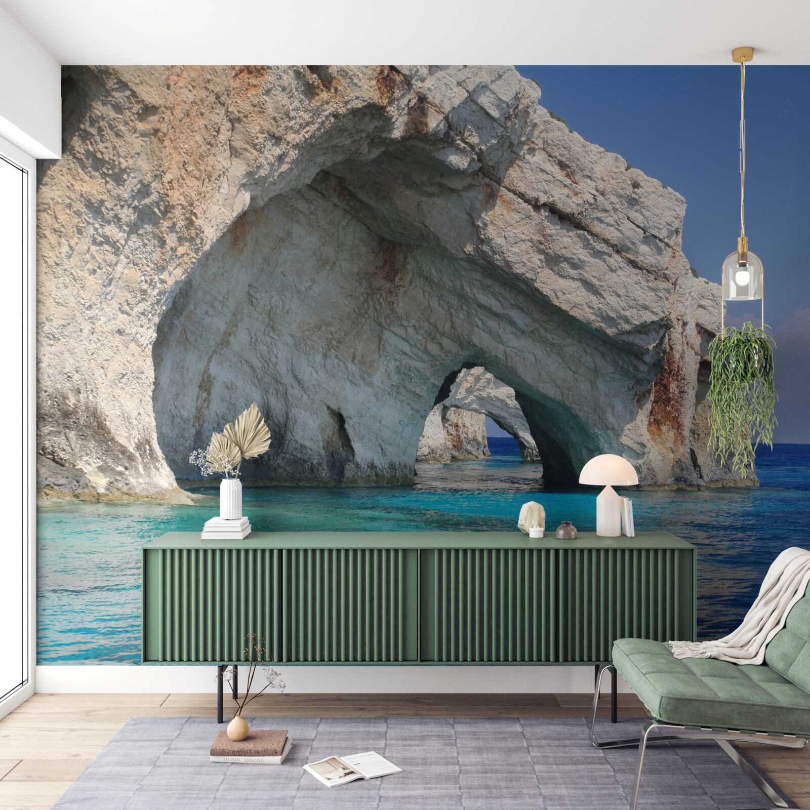 Fototapet stânci lângă ocean