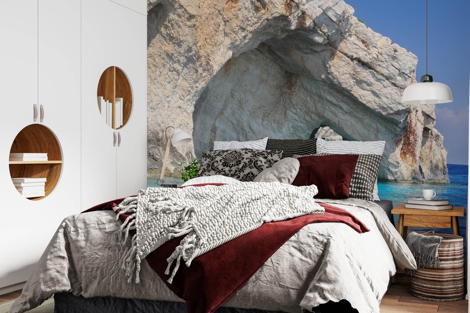 Fototapet stânci lângă ocean