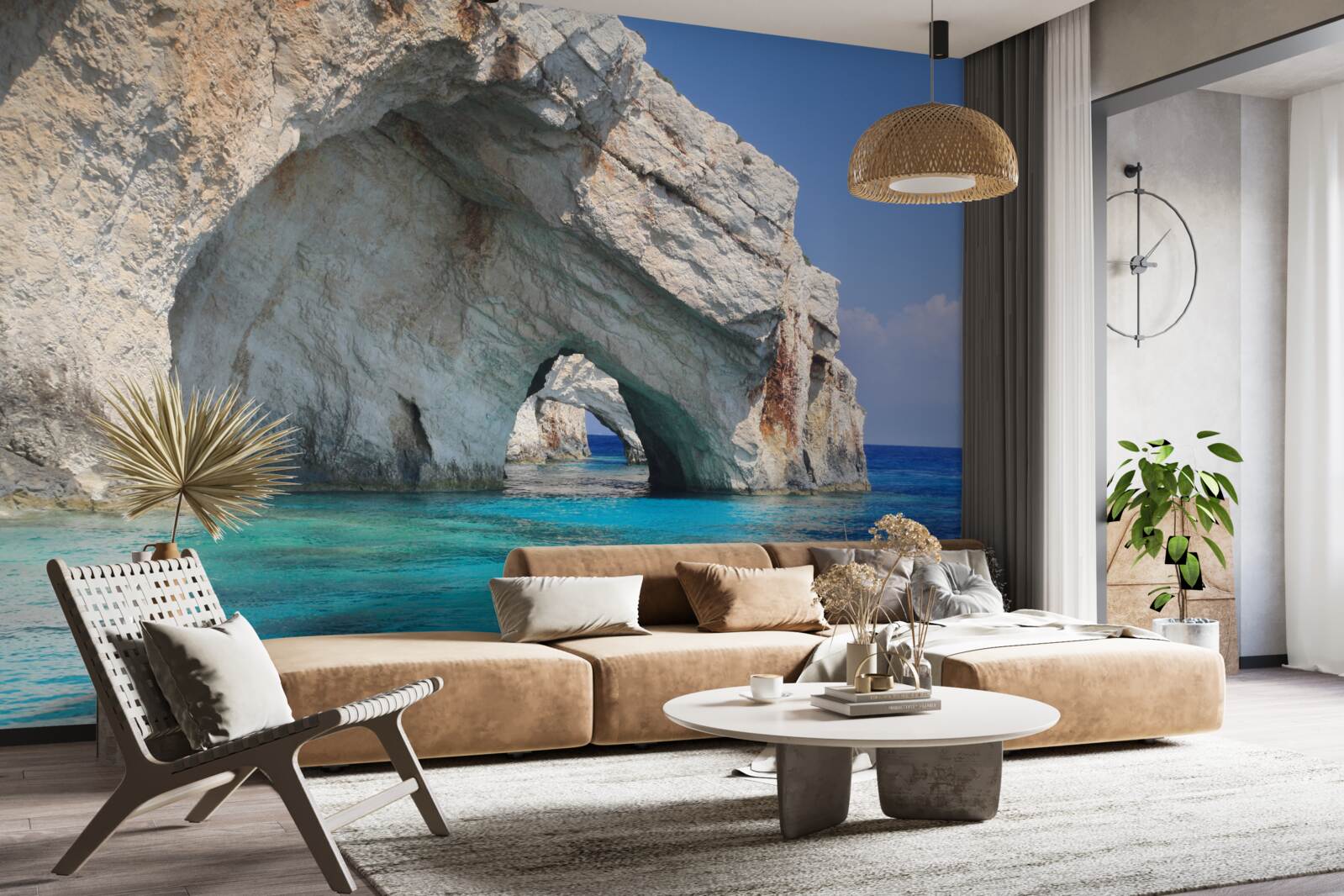 Fototapet stânci lângă ocean