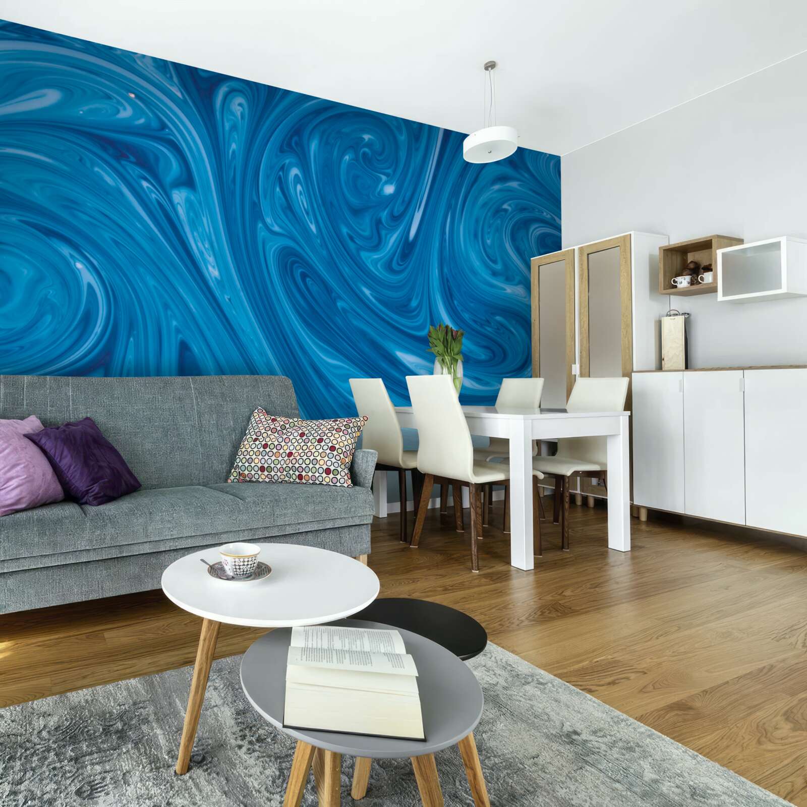 Fototapet fluctuațiile mării albastre