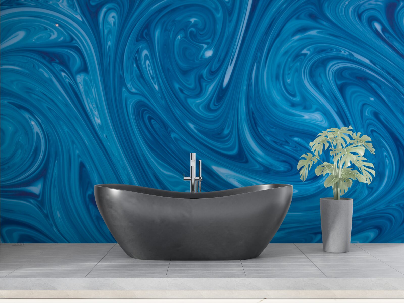 Fototapet fluctuațiile mării albastre