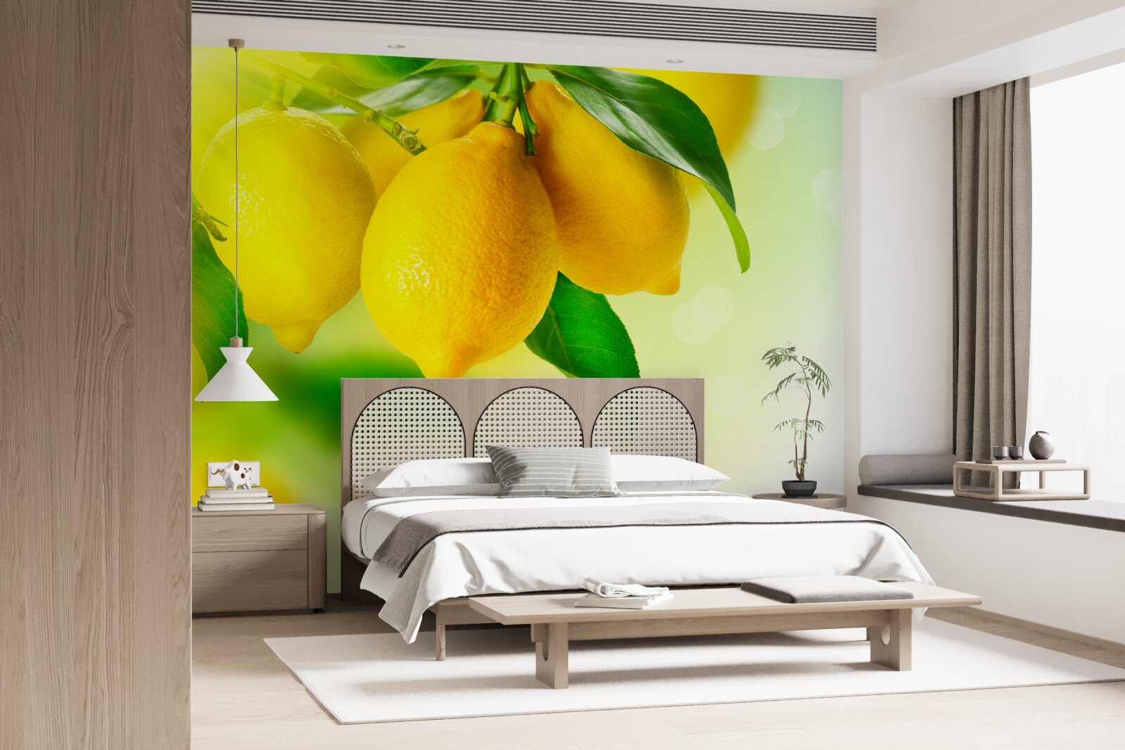Fototapet lămâile au o culoare galbenă intensă