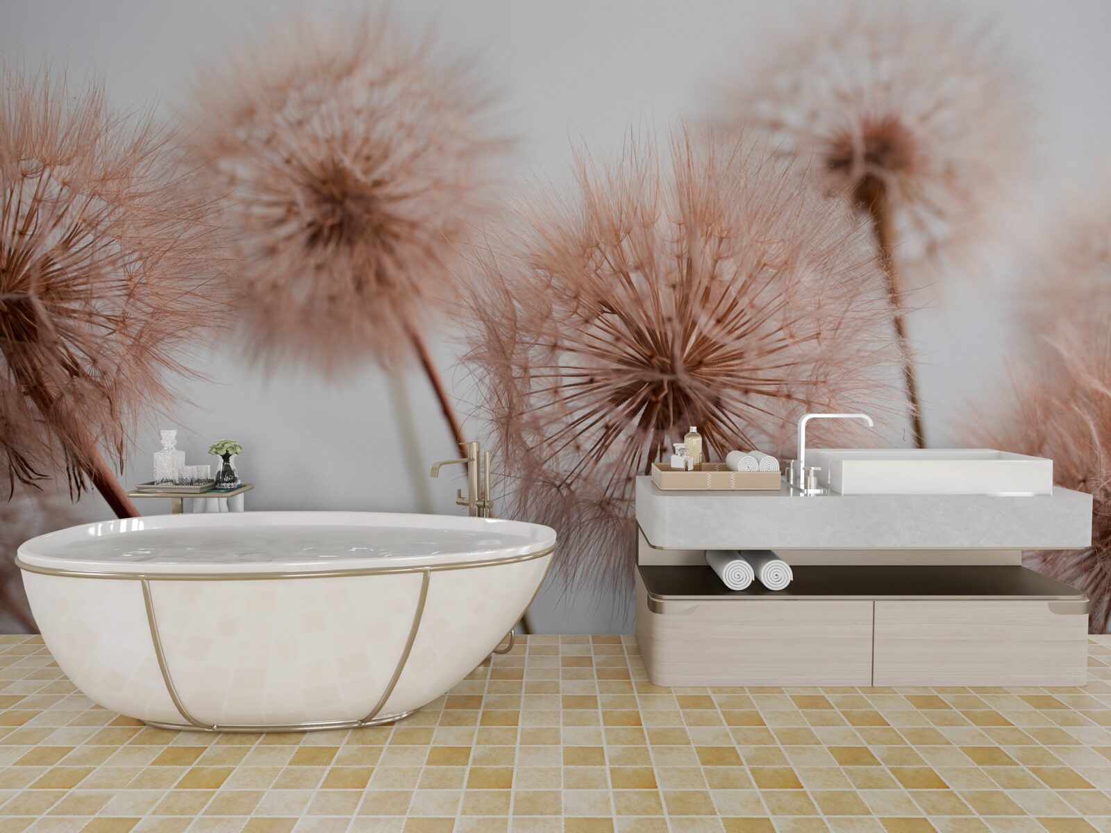 Fototapet icre ușoare și pufoase