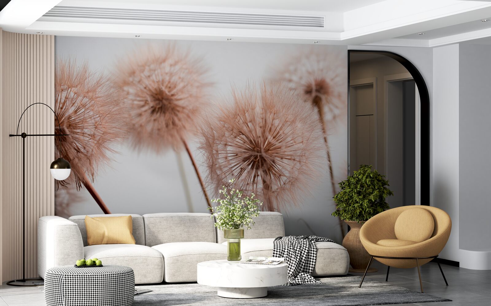 Fototapet icre ușoare și pufoase