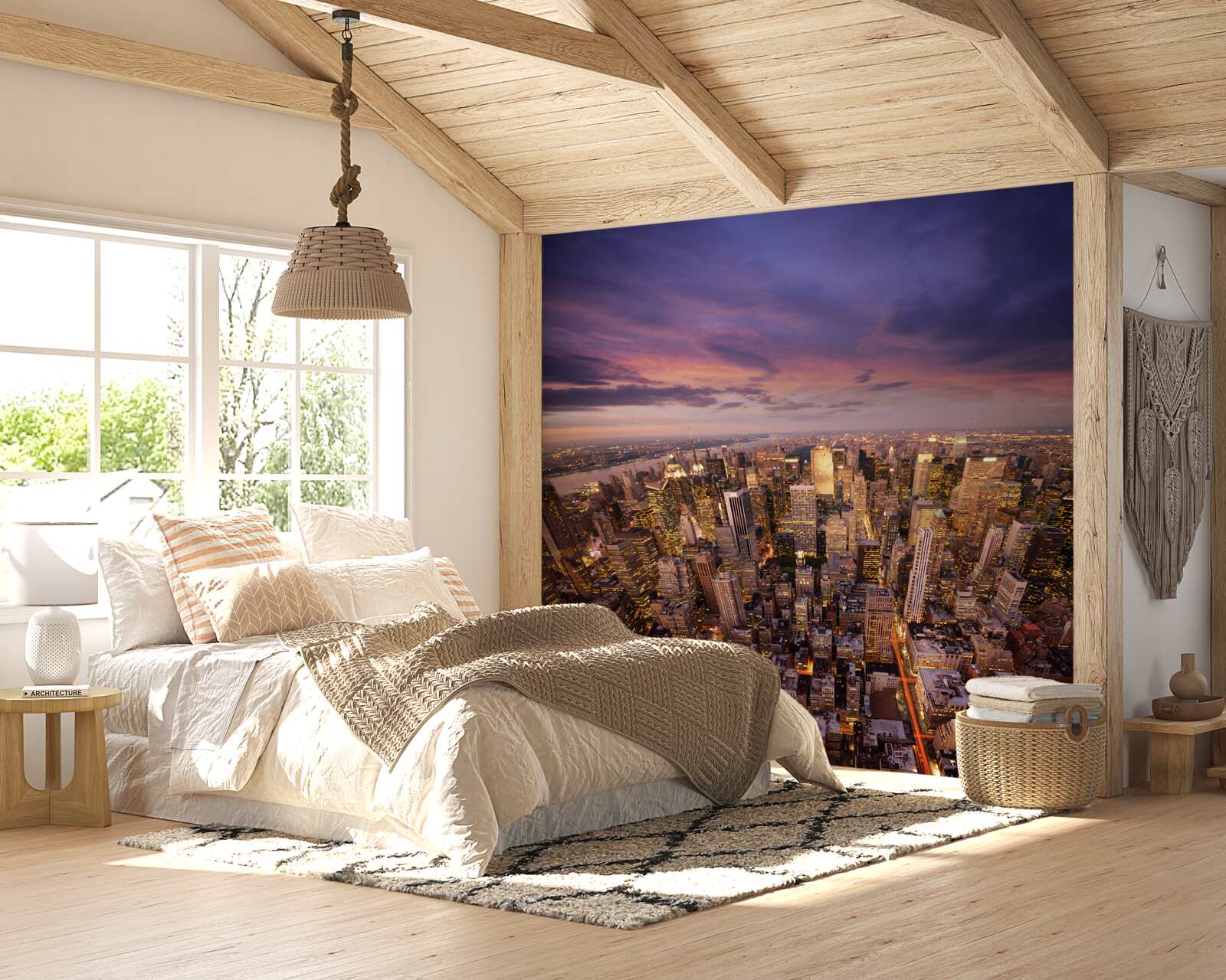 Fototapet zgârie-norii incomensurabili ai unui oraș uriaș