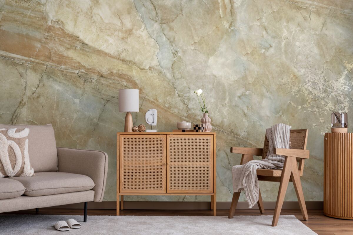 Fototapet reflexia cerului înstelat în apă