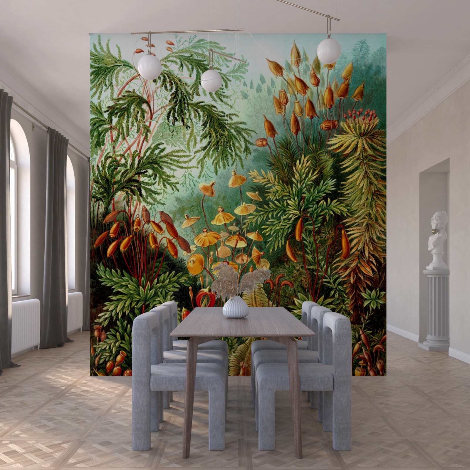 Fototapet nuanțe uimitoare de pădure tropicală