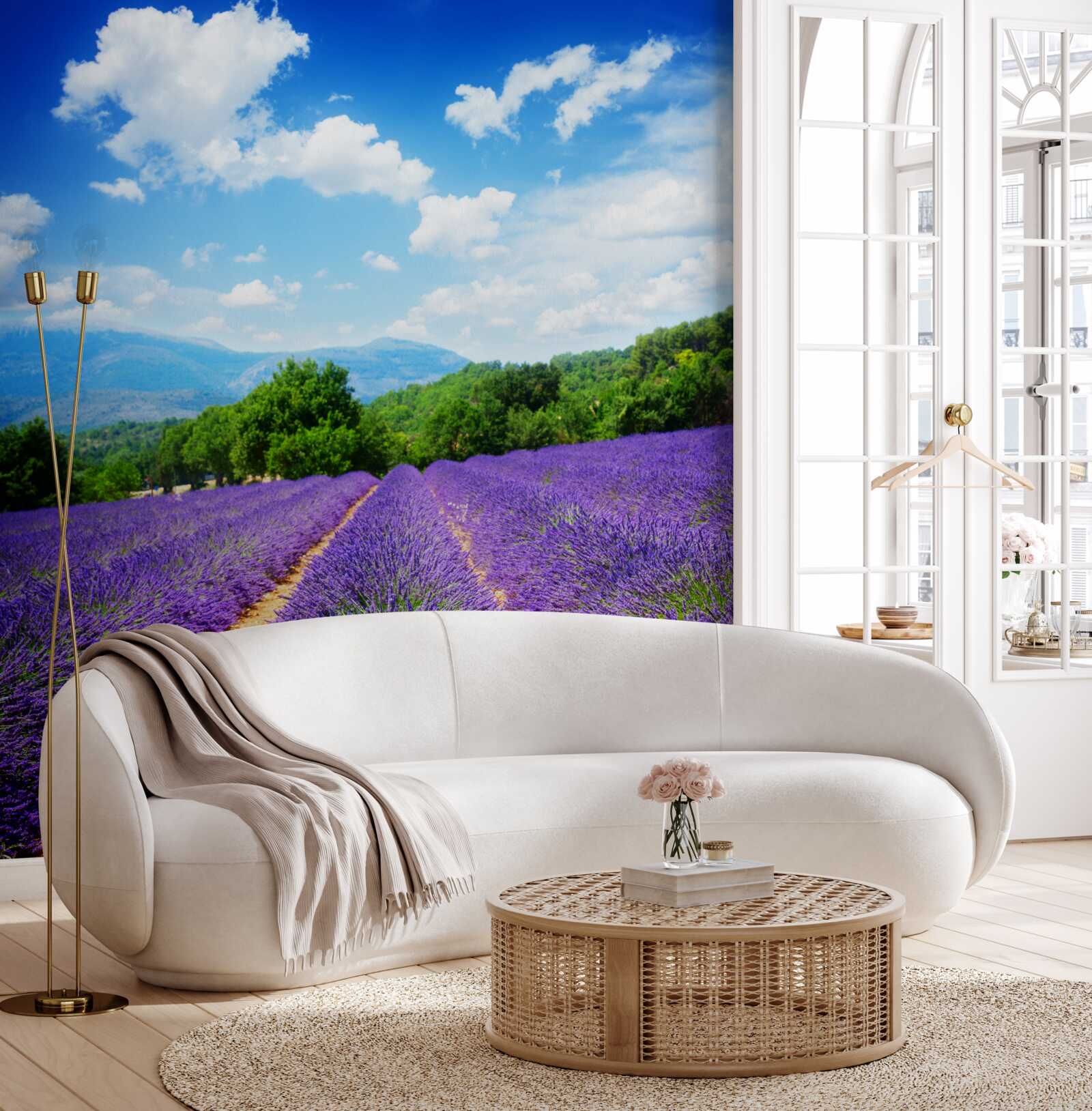 Fototapet întinderi nesfârșite de levănțică moale