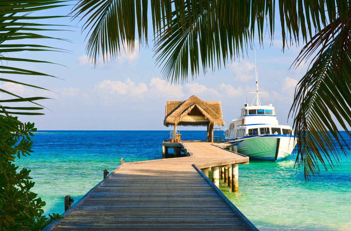 Fototapet Barcă la port