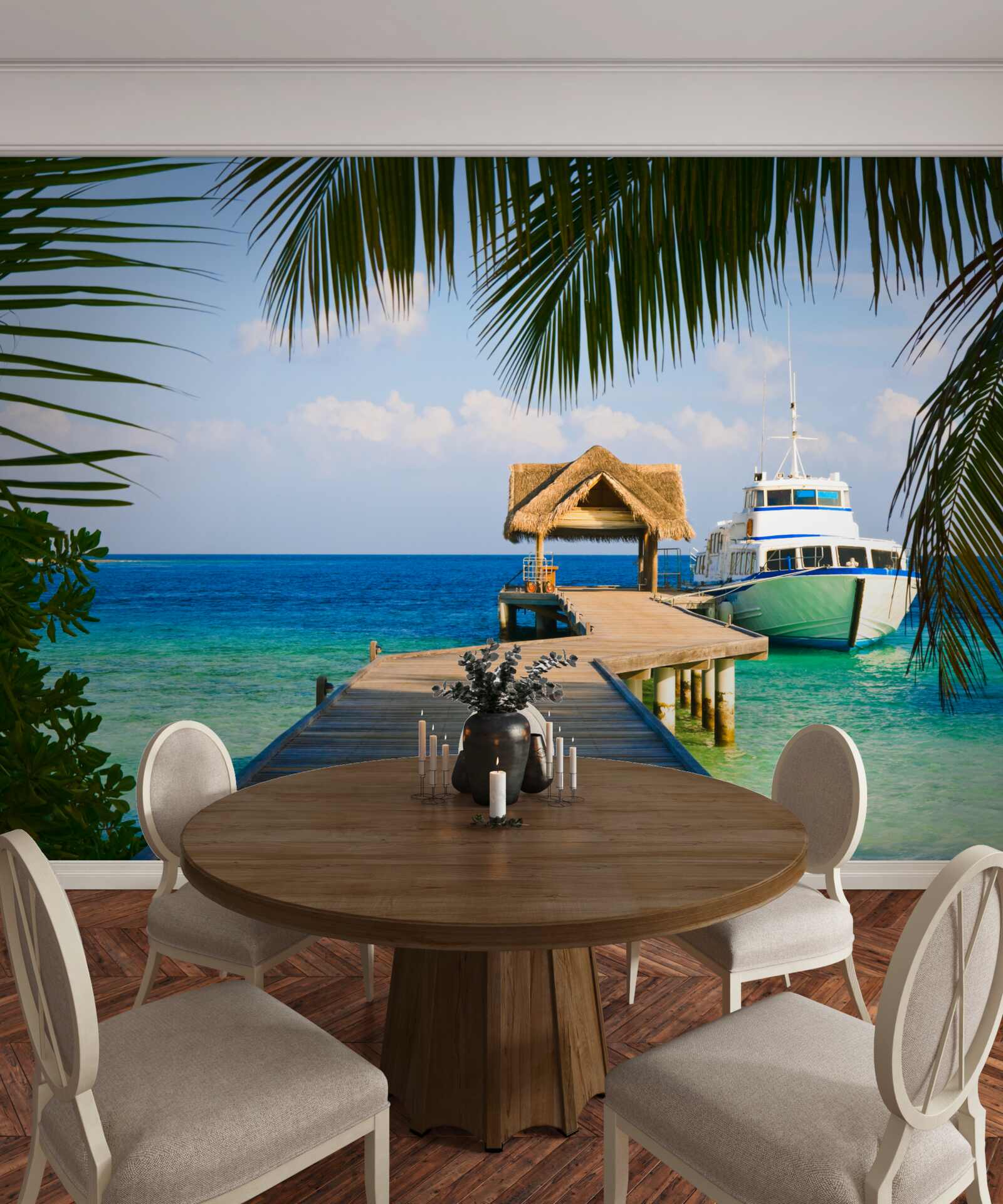 Fototapet Barcă la port