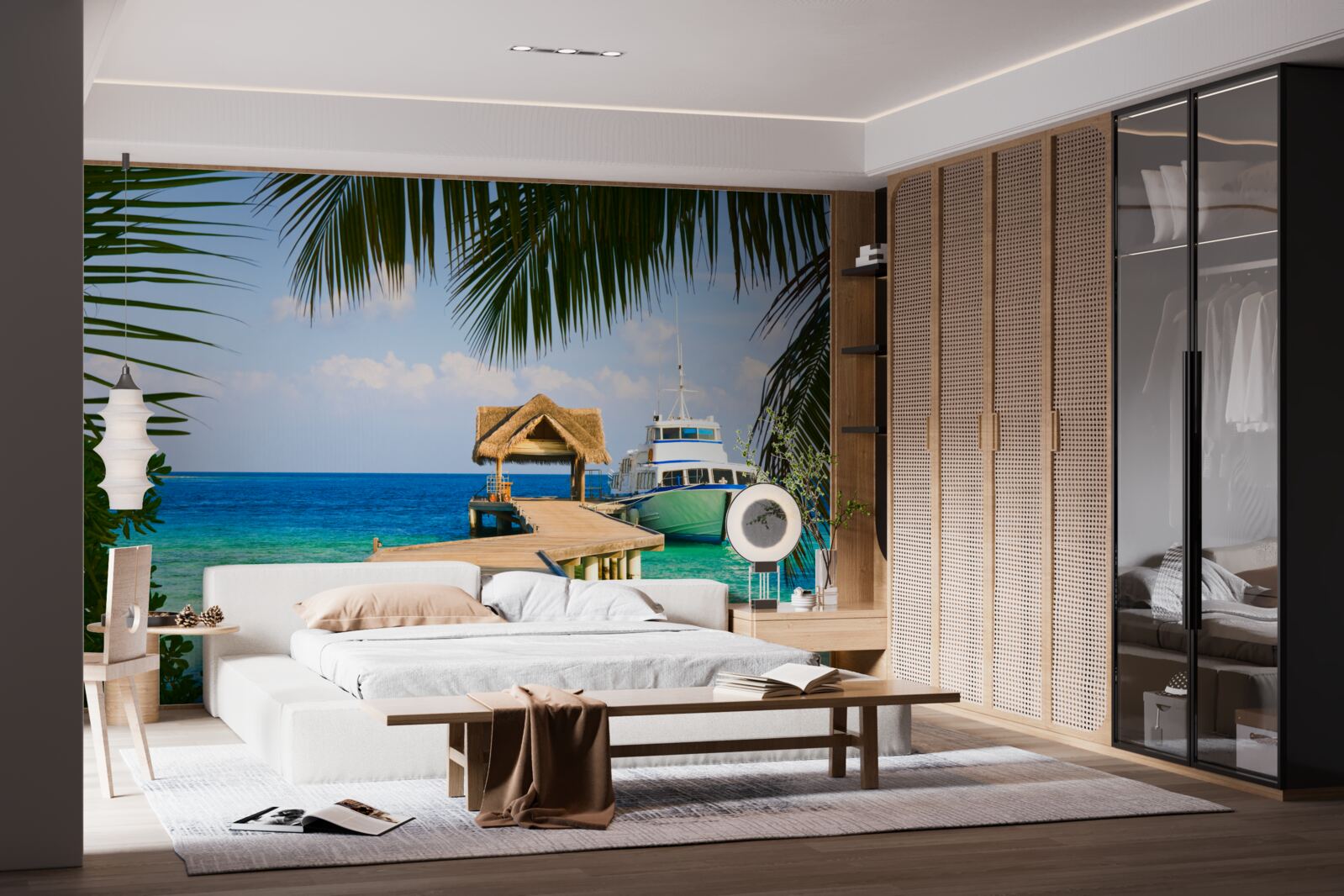 Fototapet Barcă la port