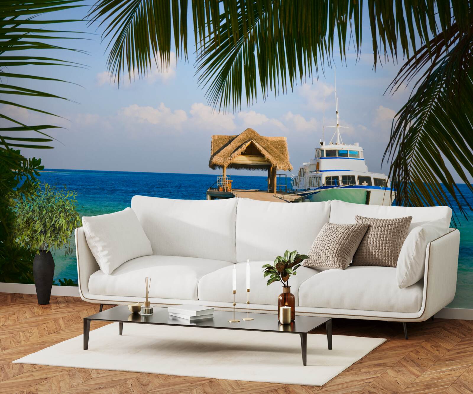 Fototapet Barcă la port