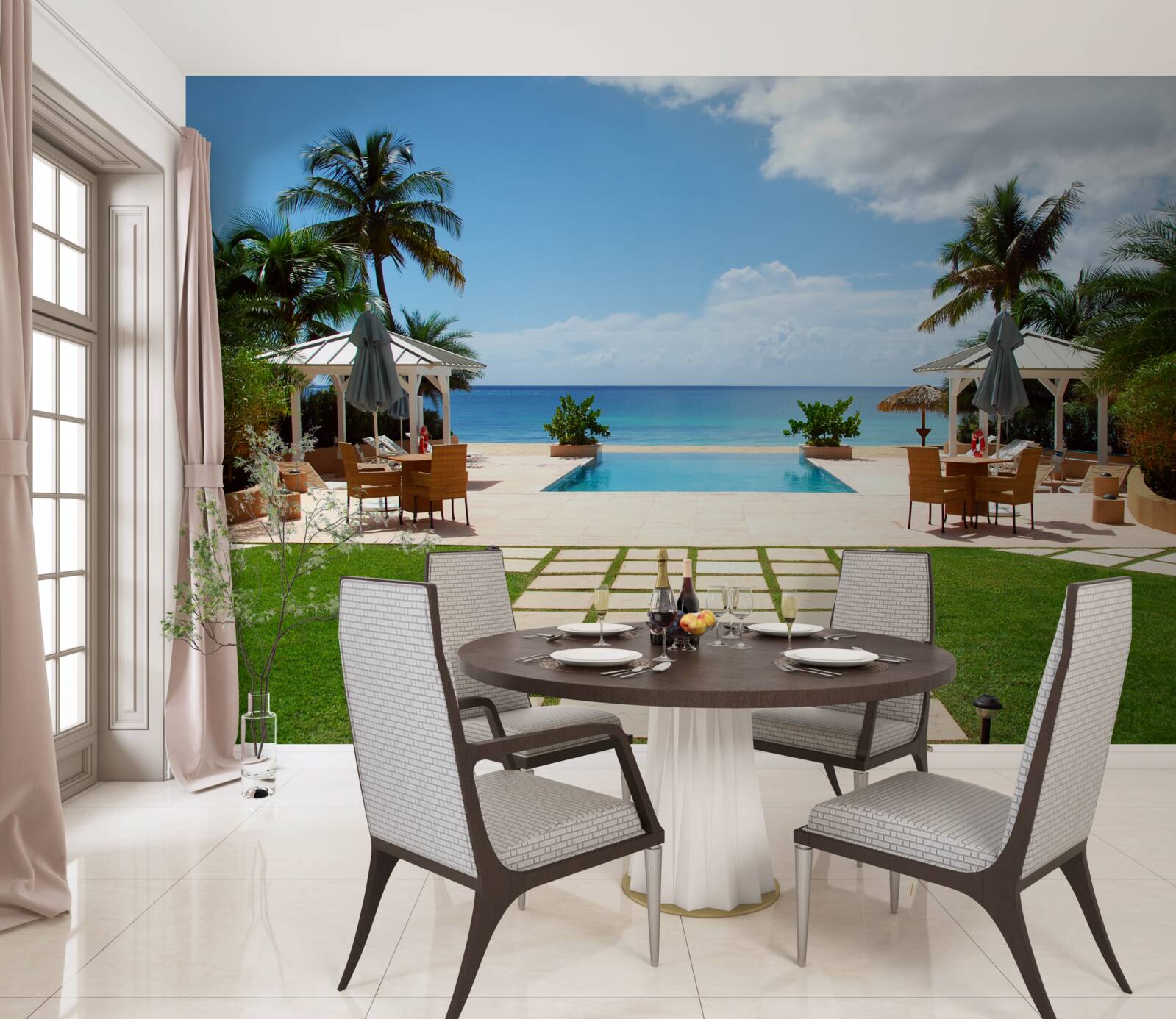 Fototapet baza morski