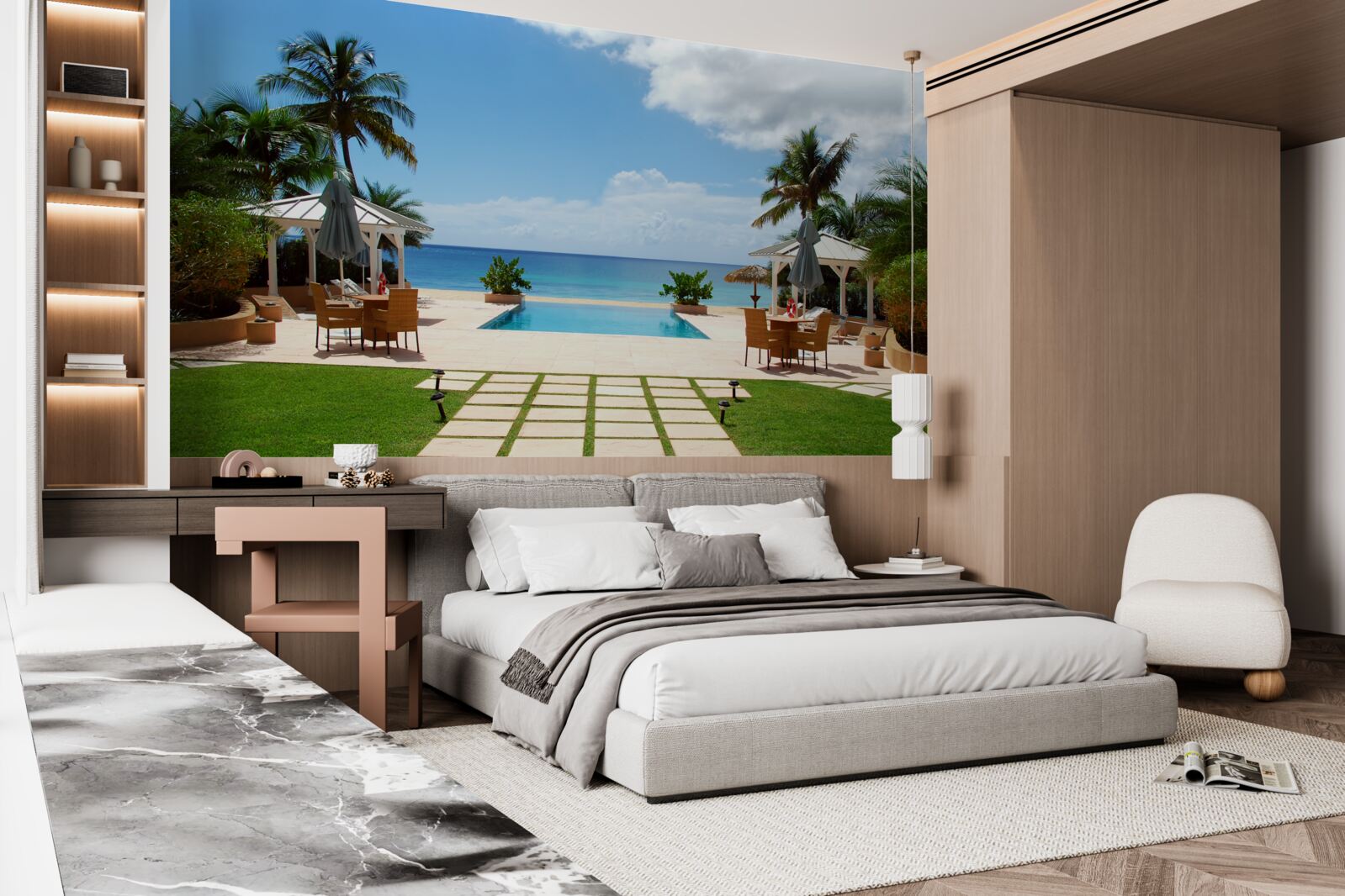 Fototapet baza morski