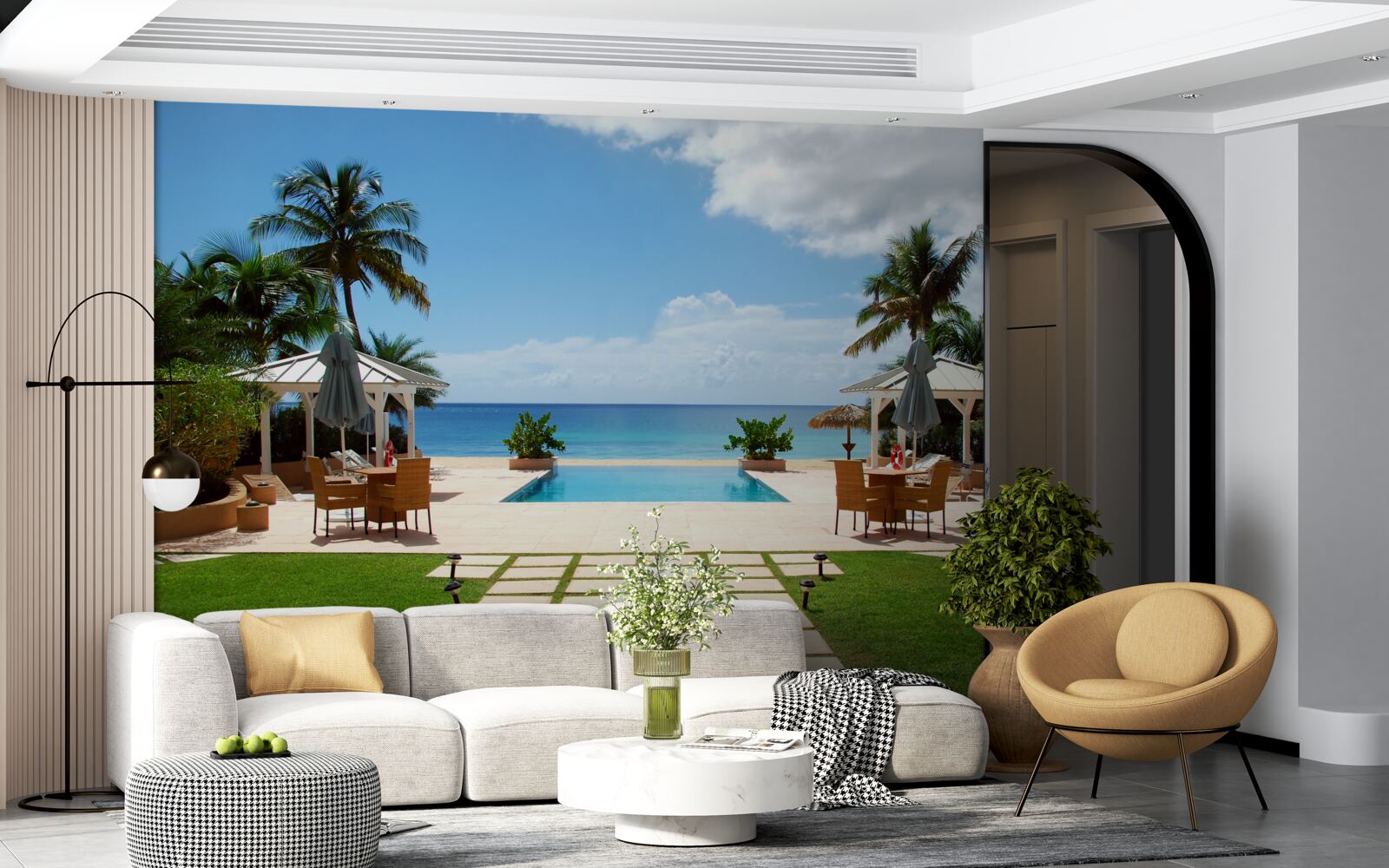 Fototapet baza morski