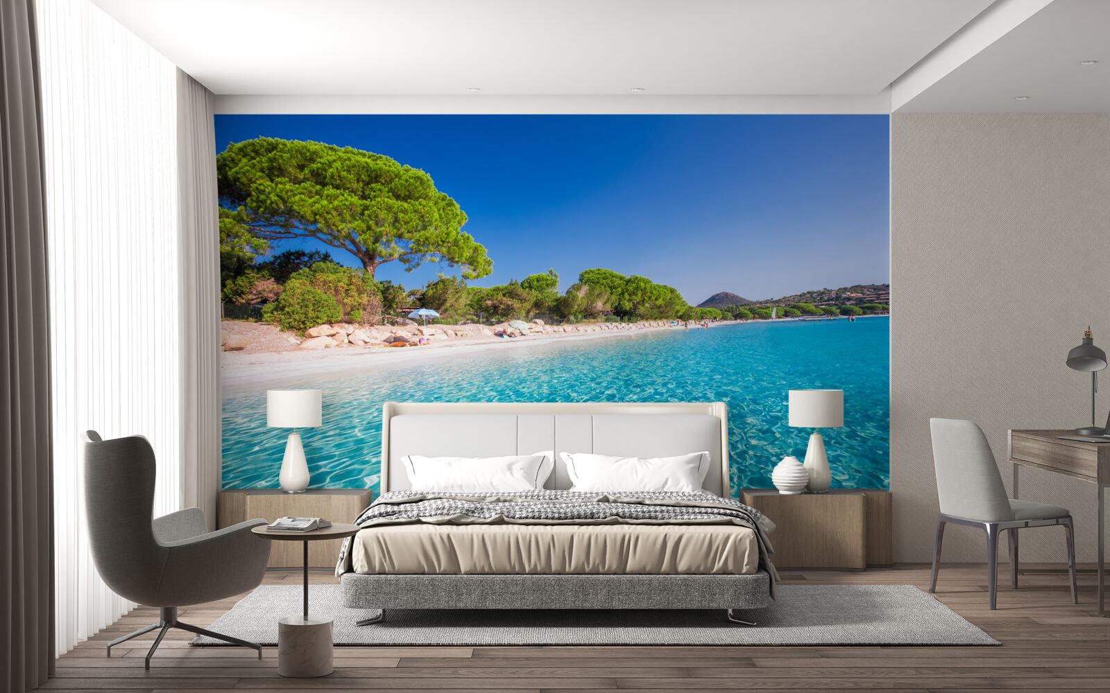 Fototapet plaja santa giulia