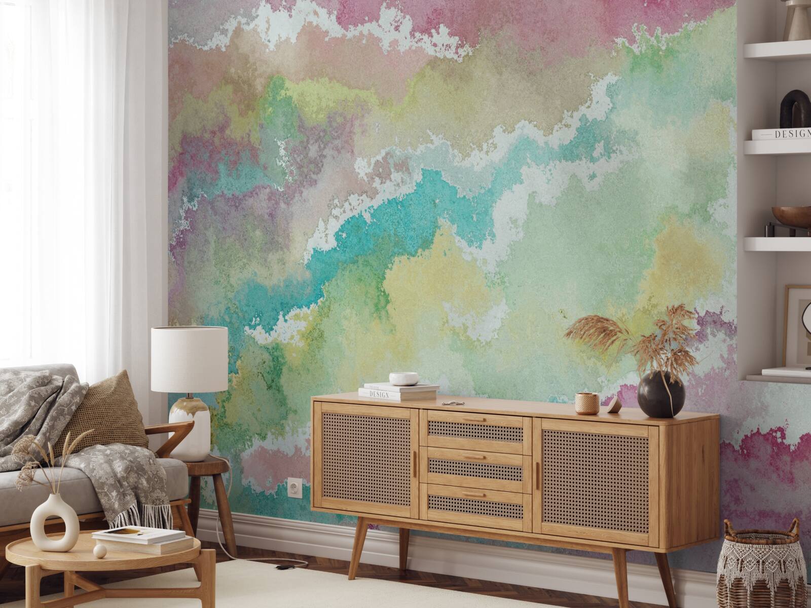 Fototapet rezumat al aurorei boreale