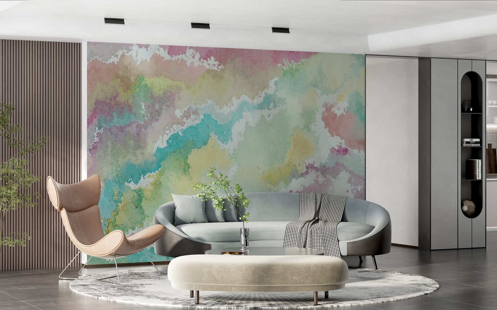 Fototapet rezumat al aurorei boreale