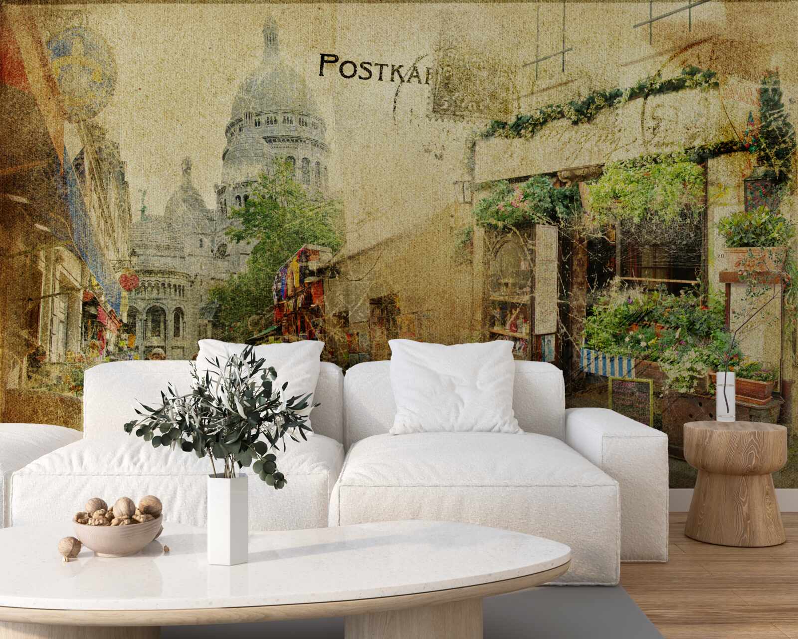 Fototapet fotografie veche a orașului