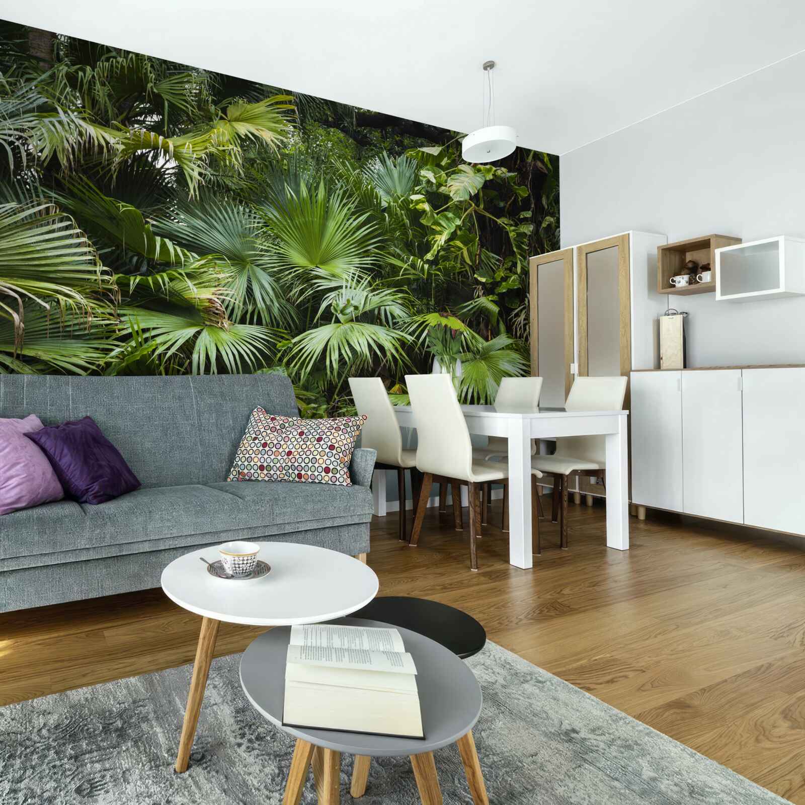 Fototapet tropicele sunt bogate în vegetație verde