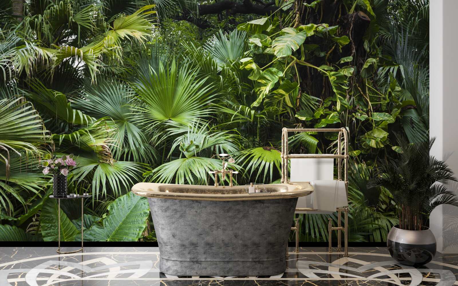 Fototapet tropicele sunt bogate în vegetație verde