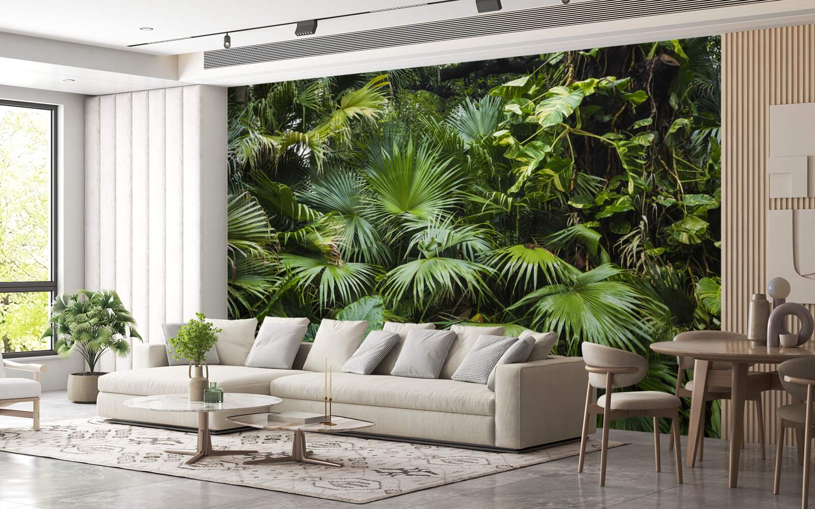 Fototapet tropicele sunt bogate în vegetație verde