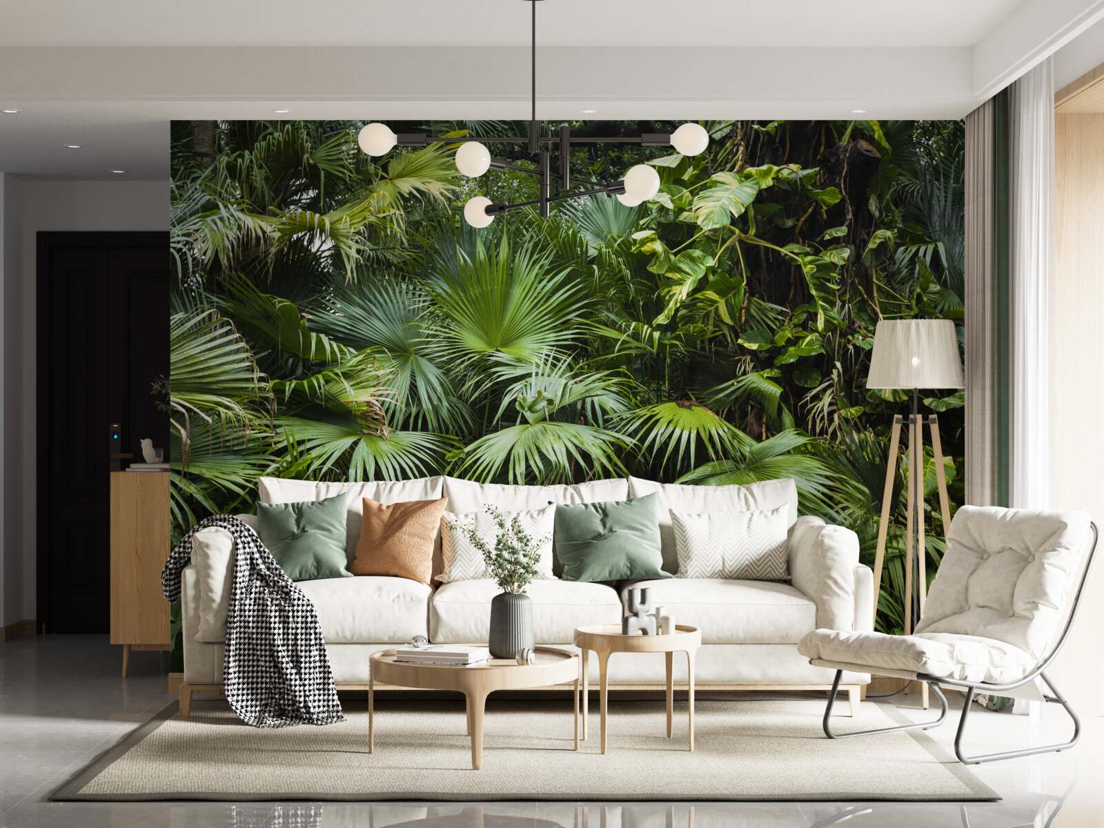 Fototapet tropicele sunt bogate în vegetație verde