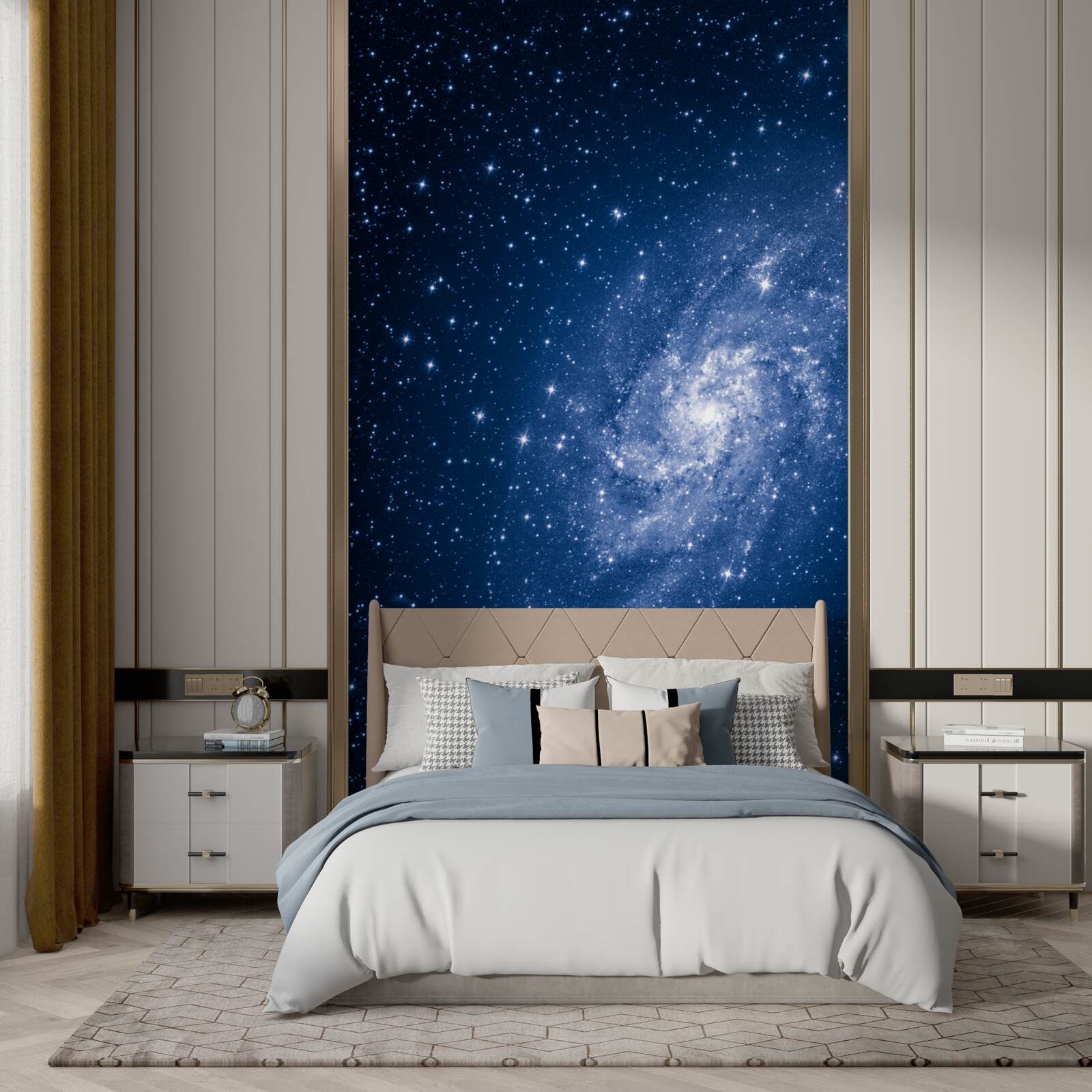 Fototapet o galaxie în spațiul înstelat