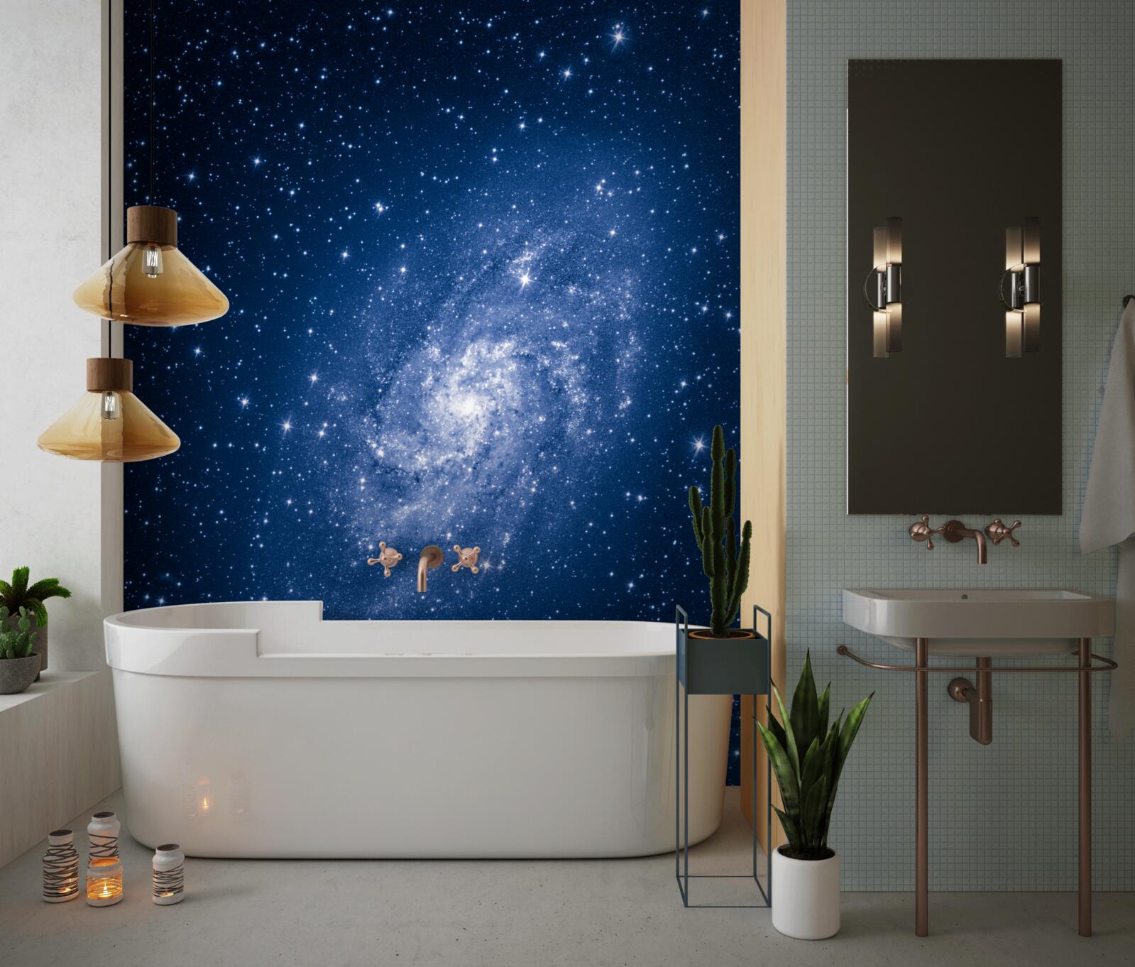 Fototapet o galaxie în spațiul înstelat