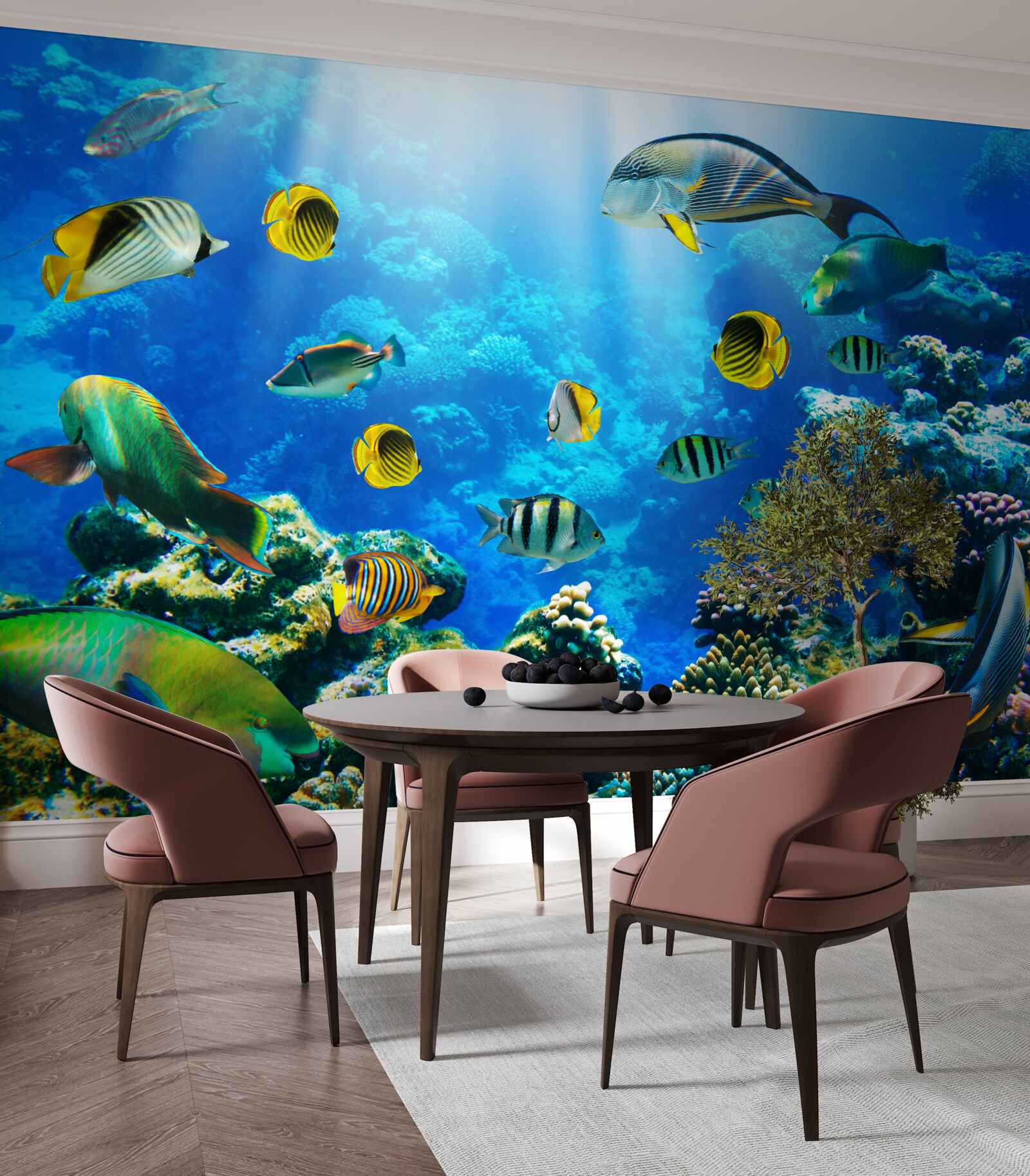 Fototapet locuitori ai apei în adâncuri