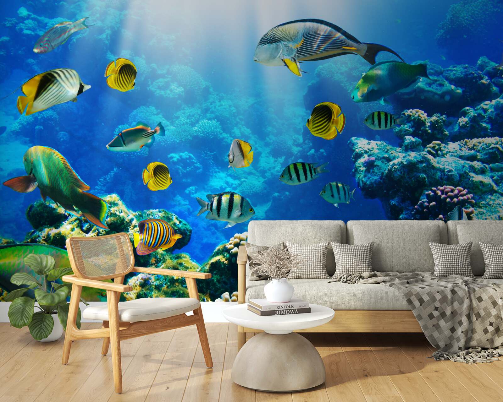 Fototapet locuitori ai apei în adâncuri