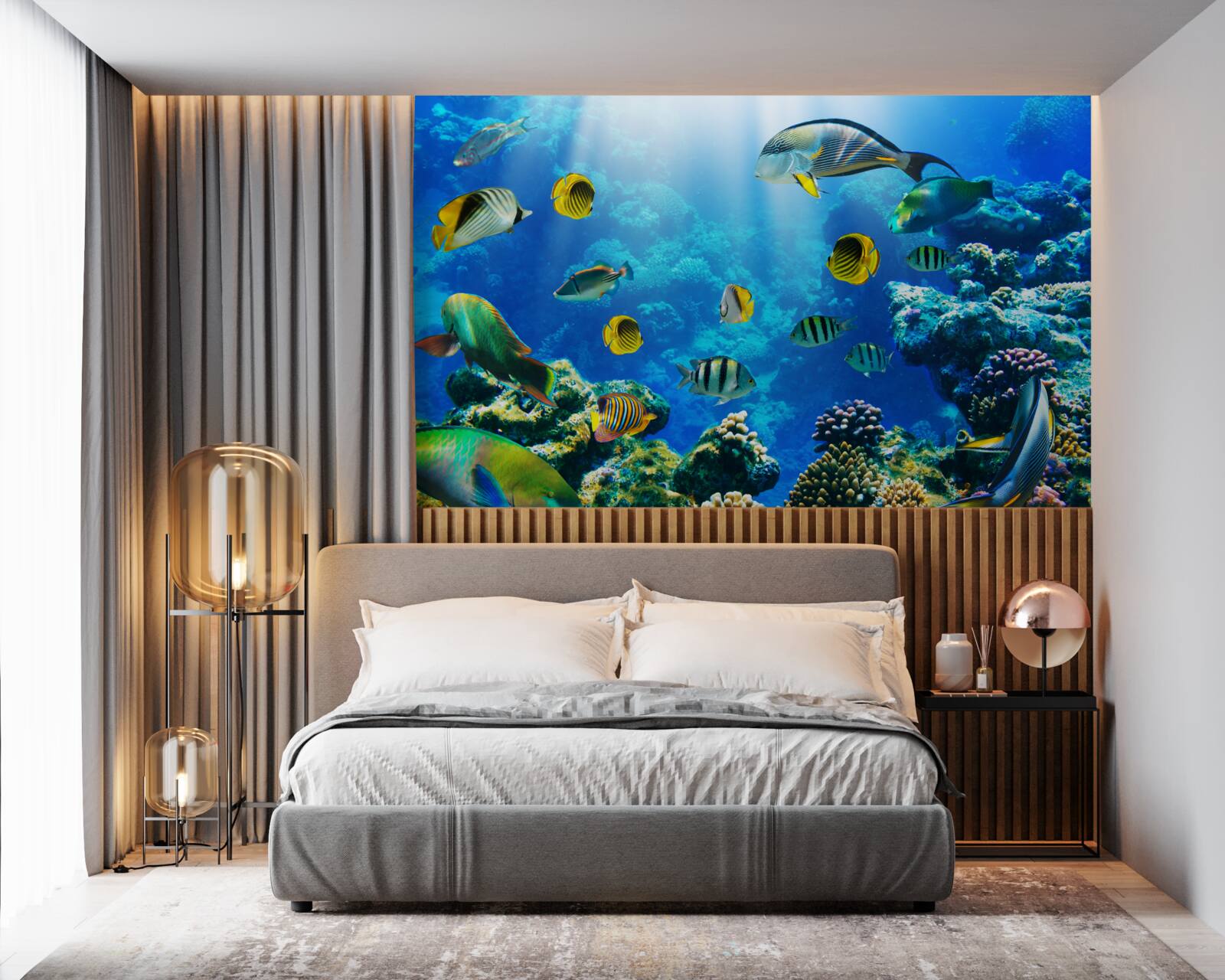 Fototapet locuitori ai apei în adâncuri