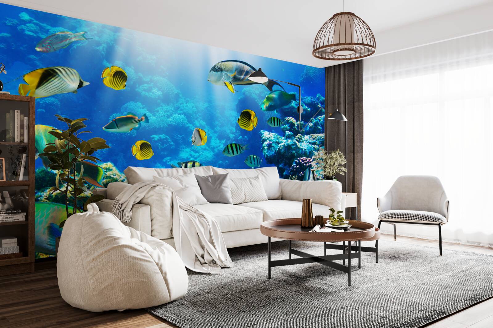 Fototapet locuitori ai apei în adâncuri