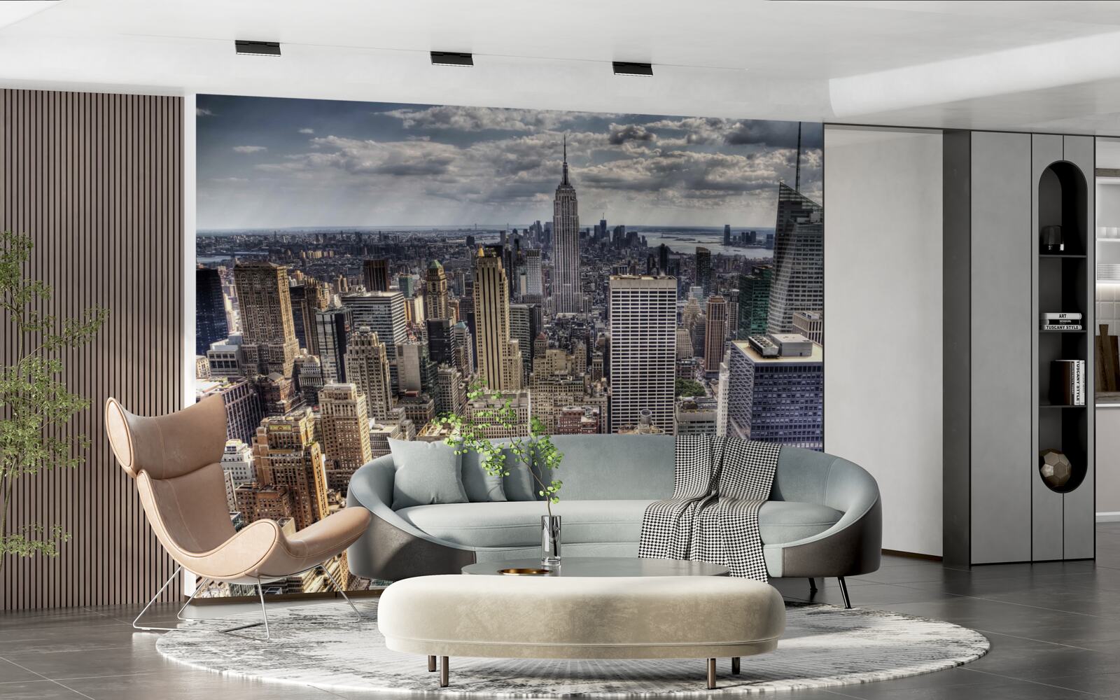 Fototapet new york așteaptă să vină ploaia