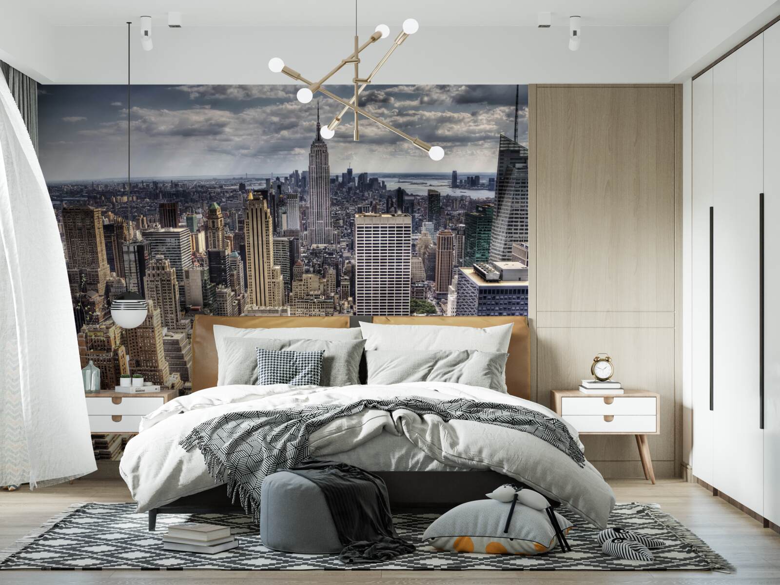 Fototapet new york așteaptă să vină ploaia